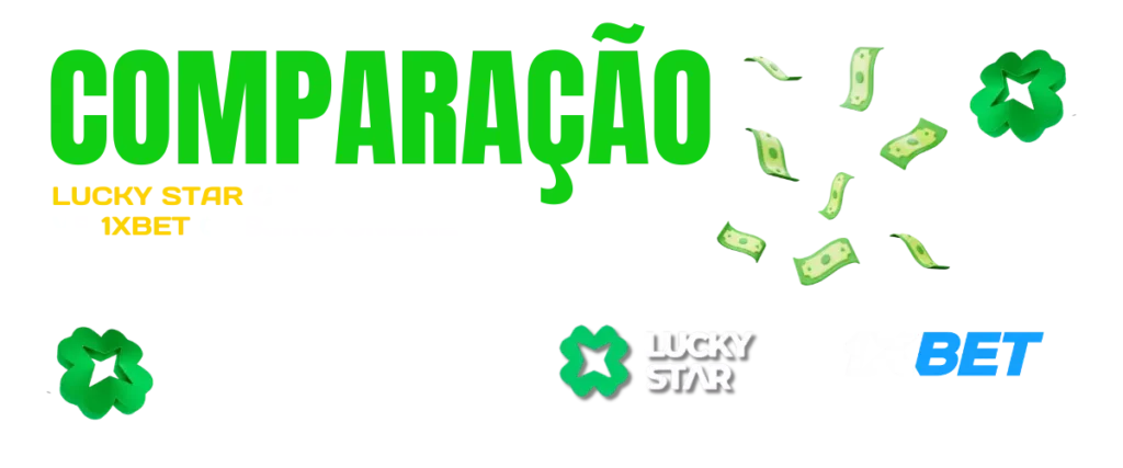 Comparação Lucky Star Online Casino e o 1xBet Online 